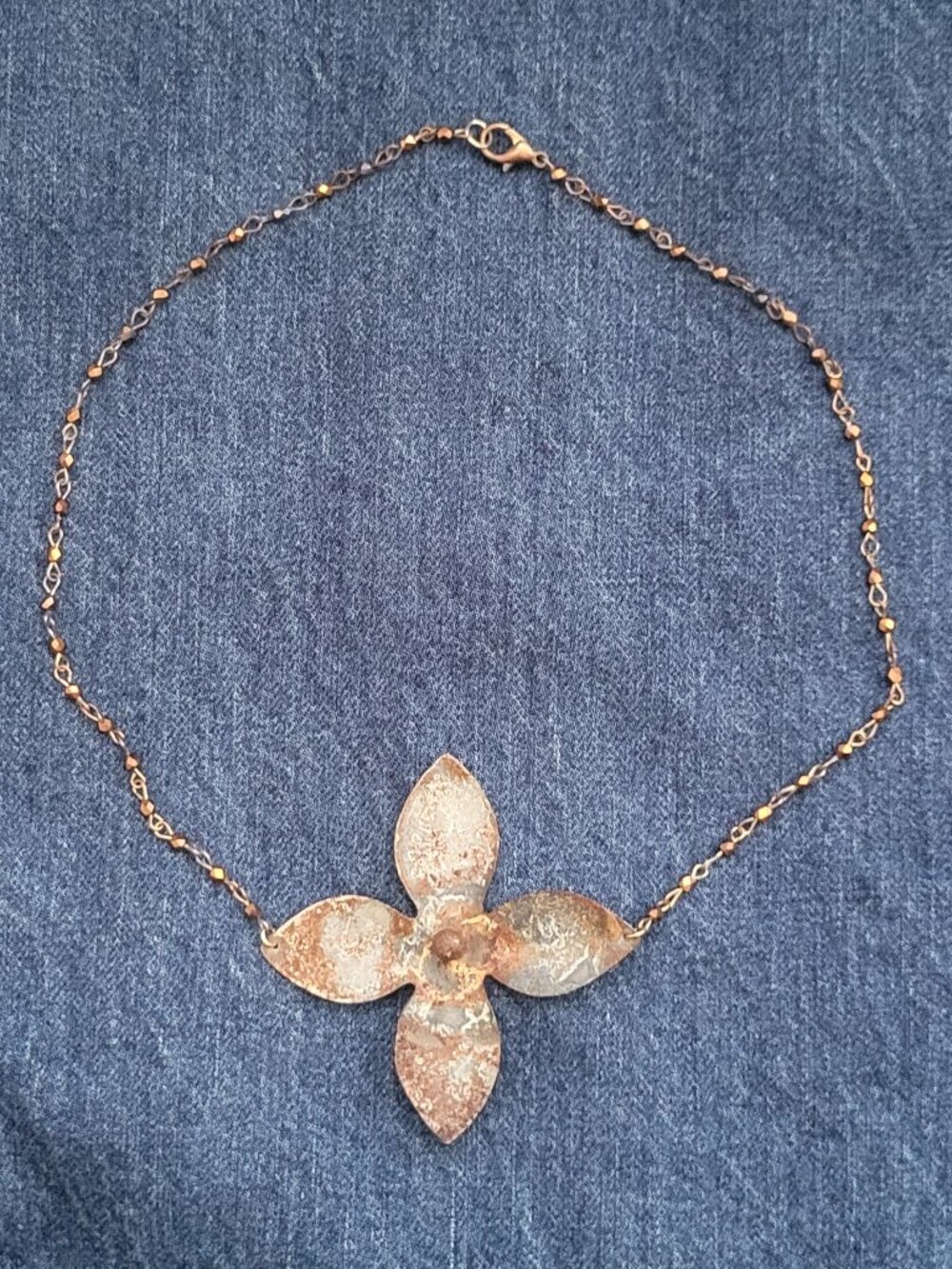 Sundance Tin Blooms Necklace
